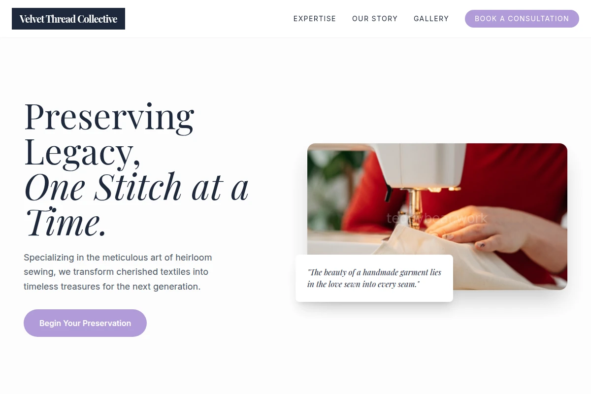 heirloom Sewing