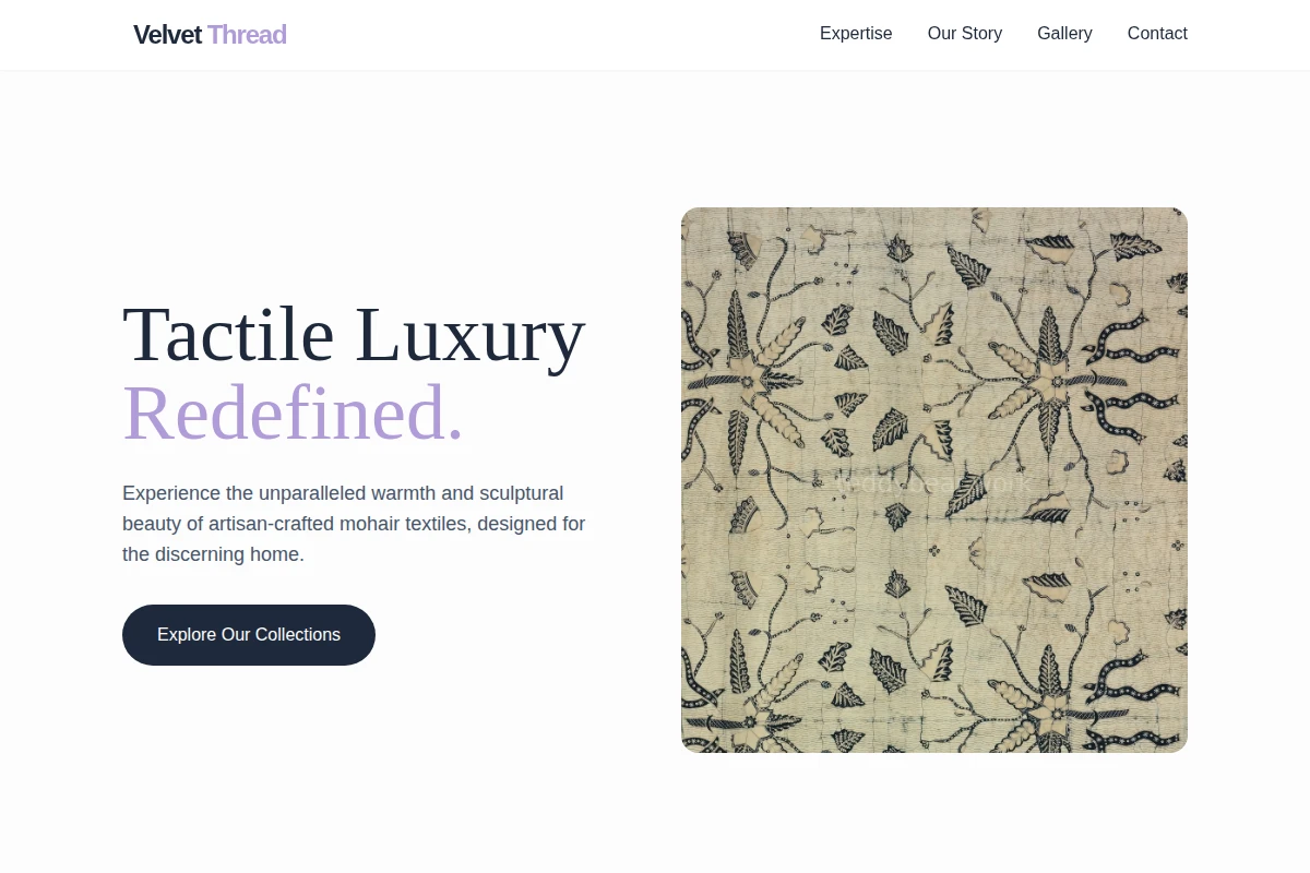 mohair Textile Design