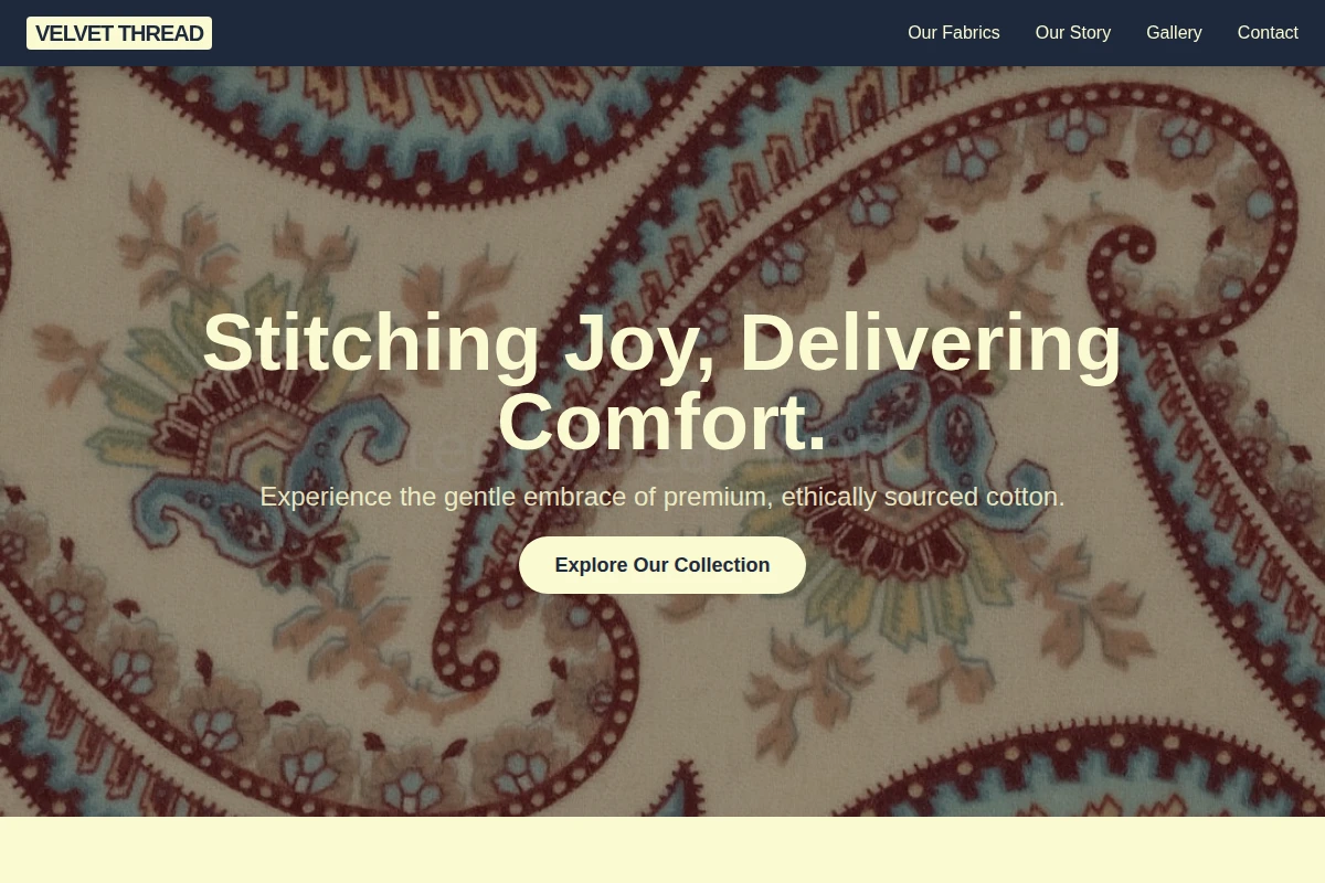 cotton Textile Design
